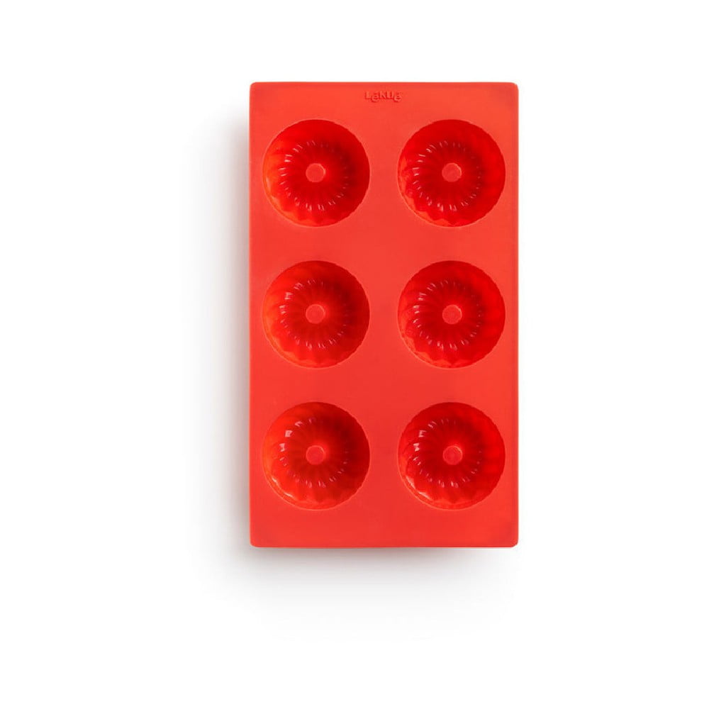 Formă din silicon pentru mini pandișpane Lékué, roșu bonami.ro