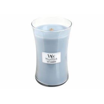 Lumânare cu parfum de in, iasomie și trandafir woodwick, 110 ore