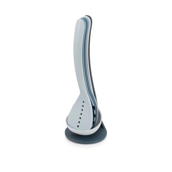 Set 6 ustensile de bucătărie cu suport joseph joseph nest utensils plus, albastru