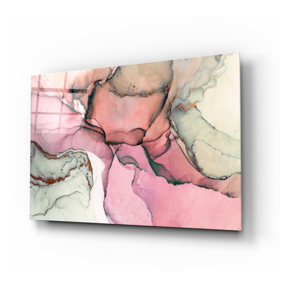 Tablou din sticlă Insigne Rose Marble Pattern, 110 x 70 cm bonami.ro imagine 2022