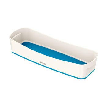 Organizator de birou leitz mybox, lungime 31 cm, alb - albastru