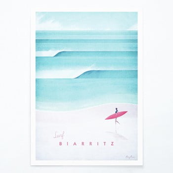 Poster travelposter biarritz, a2