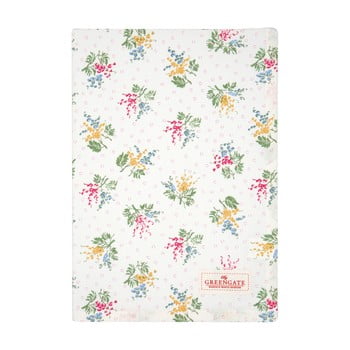 Față de masă din bumbac cu motive florale green gate mira, 50 x 70 cm