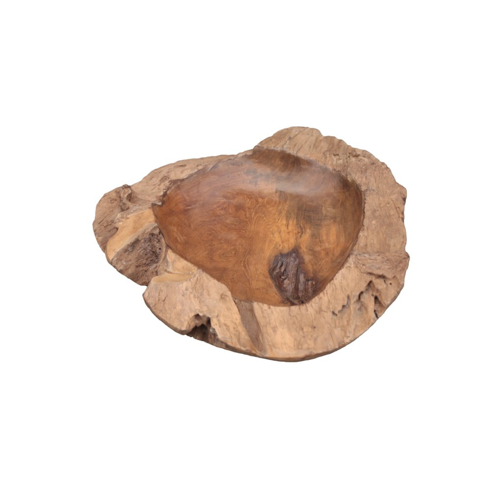 Fructieră din lemn de tec HSM Collection Mara, ⌀ 40 cm