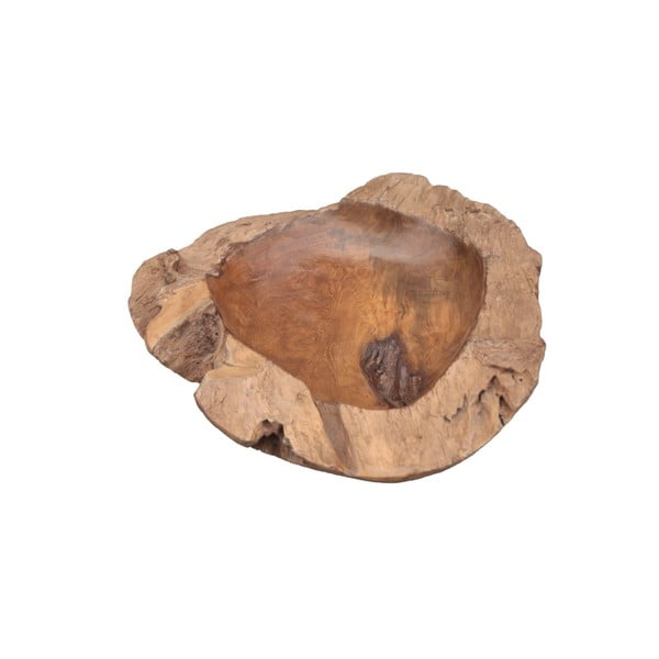 Fructieră din lemn de tec HSM Collection Mara, ⌀ 40 cm
