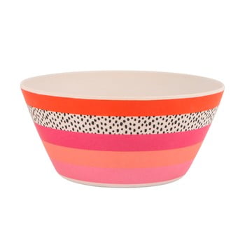 Bol pentru picnic navigate bamboo, roz - portocaliu