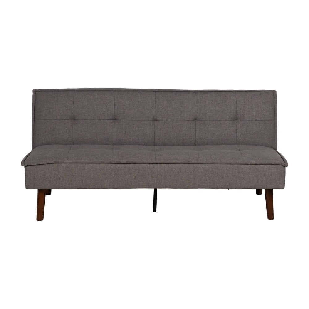 Canapea gri extensibilă cu tapițerie din chenille 181 cm – Ixia