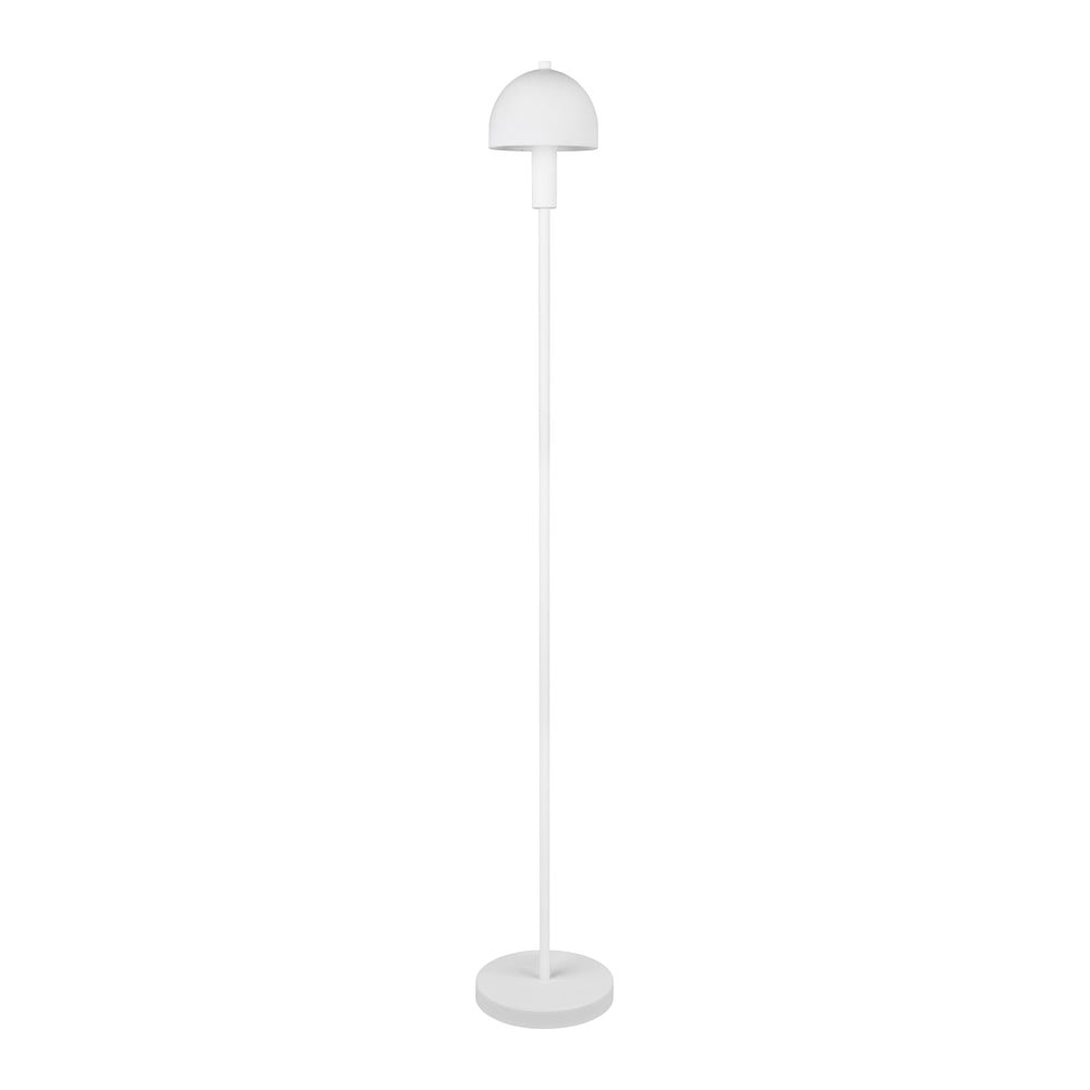 Lampadar alb cu abajur din sticlă (înălțime 120 cm) Glenn – Trio