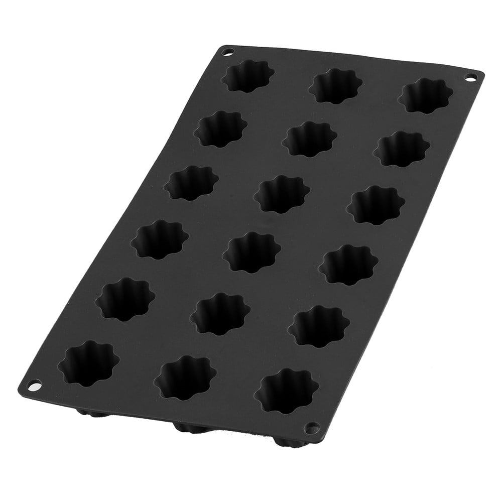 Formă din silicon pentru 18 mini prăjituri în formă de stea Lékué, negru bonami.ro imagine 2022