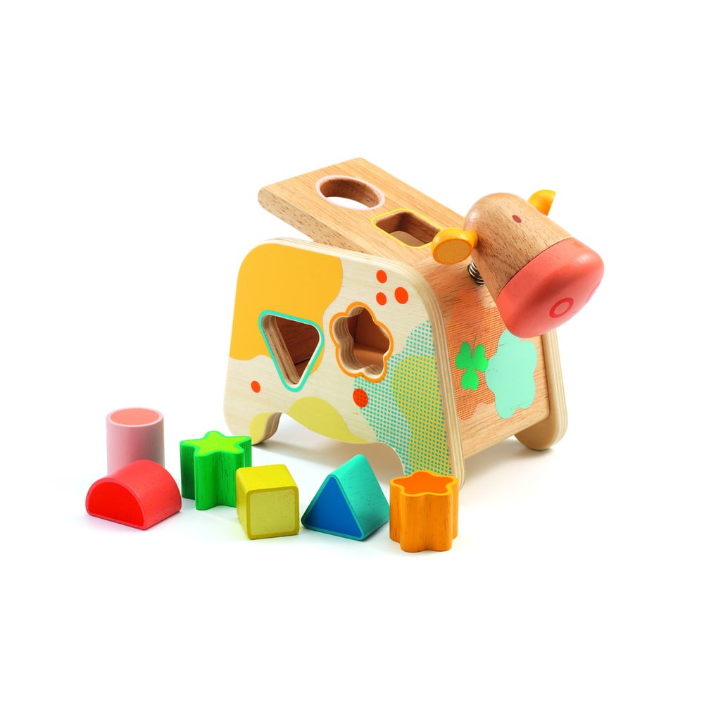 Jucărie pliabilă din lemn pentru copii Cow bonami.ro