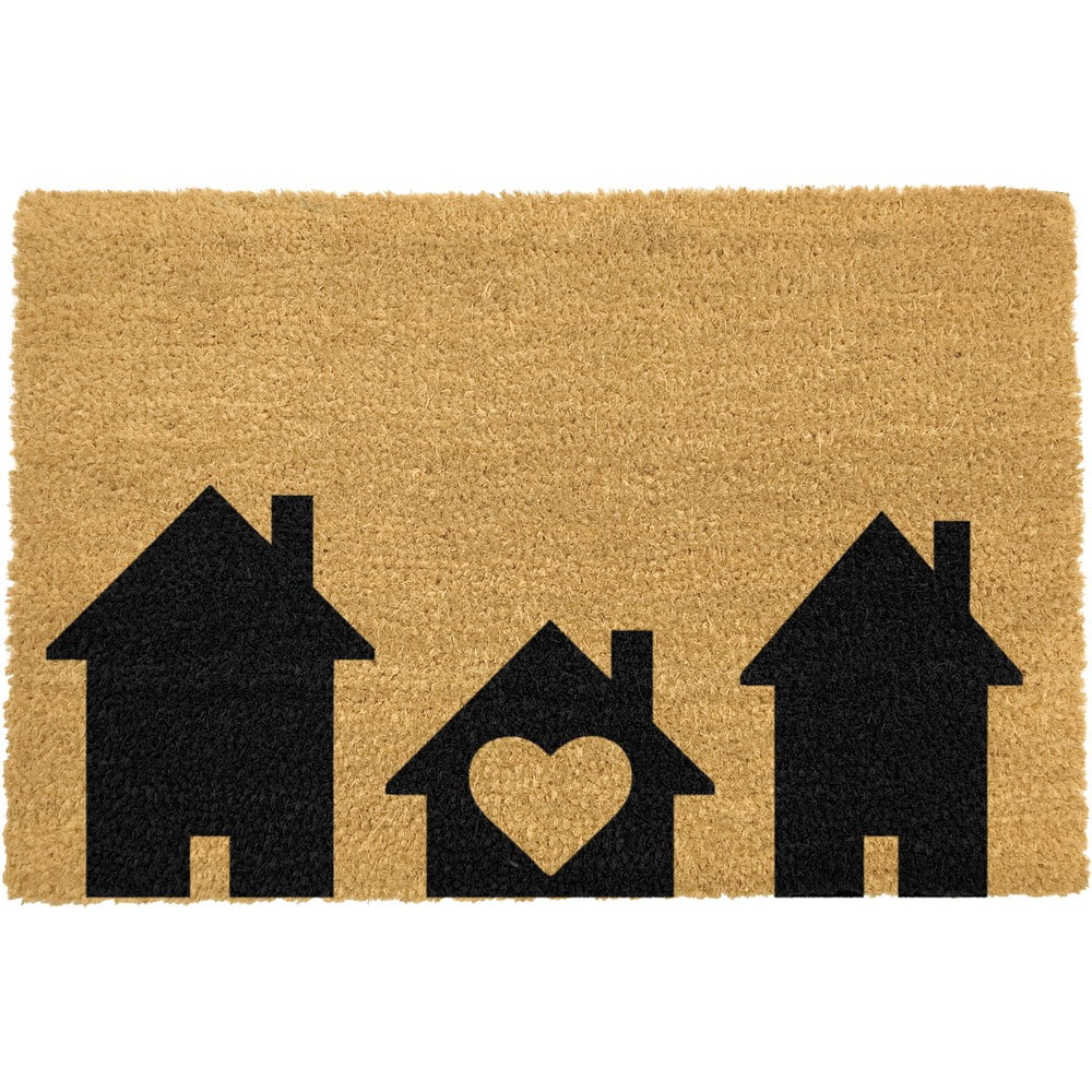 Covoraș intrare din fibre de cocos Artsy Doormats Home is Where, 40 x 60 cm Artsy Doormats imagine 2022