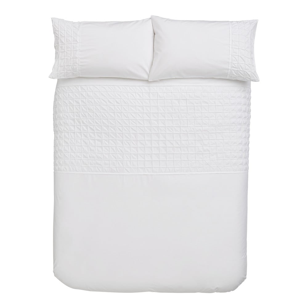 Lenjerie de pat din bumbac Bianca Origami, 135 x 200 cm, alb Bianca imagine 2022