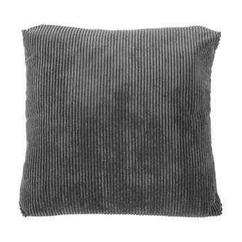 Pernă decorativă tiseco home studio ribbed, 60 x 60 cm, gri închis