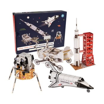 Set spațial DIY pentru copii Rex London Space Mission Vehicles poza bonami.ro