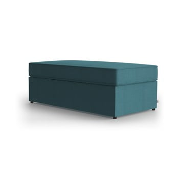 Banchetă extensibilă tapițată my pop design brady, 130 cm, turcoaz
