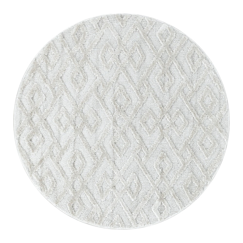 Covor crem rotund ø 80 cm Pisa – Ayyildiz Carpets