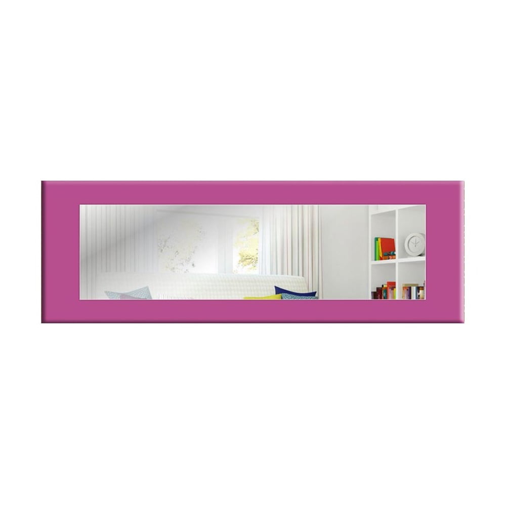 Oglindă de perete Oyo Concept Eve, 120×40 cm, roz-violet bonami.ro