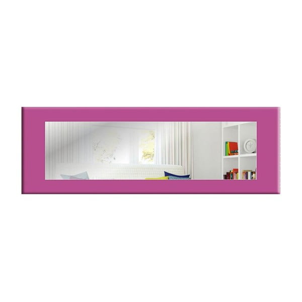 Oglindă de perete Oyo Concept Eve, 120x40 cm, roz-violet