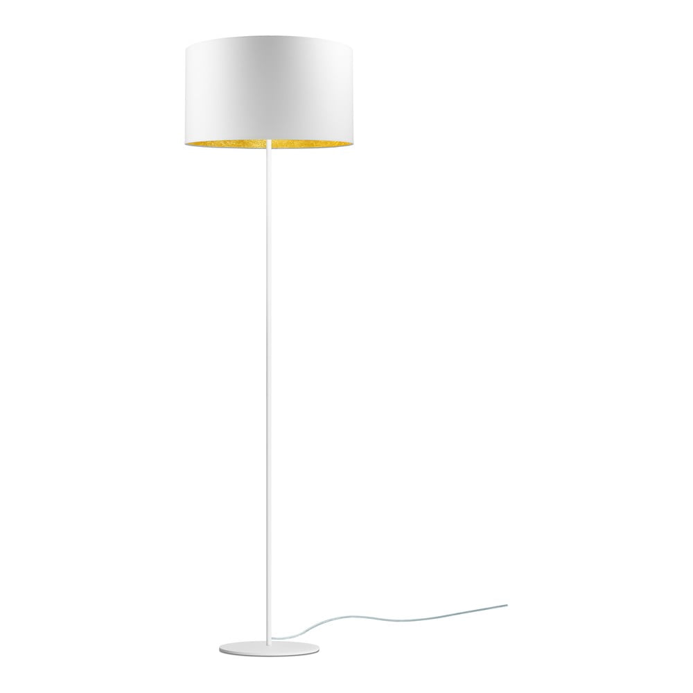 Lampadar cu detaliu auriu Sotto Luce Mika, ⌀ 40 cm, alb bonami.ro imagine 2022
