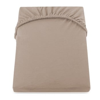 Cearșaf de pat maro decoking amber collection cappuccino, 160-180 x 200 cm