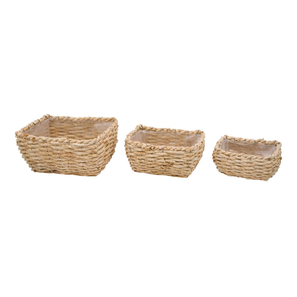 Set 3 ghivece ego dekor natur m