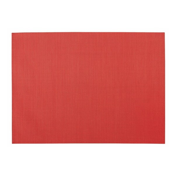 Suport pentru farfurie Zic Zac, 45 x 33 cm, roșu