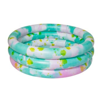 Piscină gonflabilă sunnylife tie dye, verde albastru