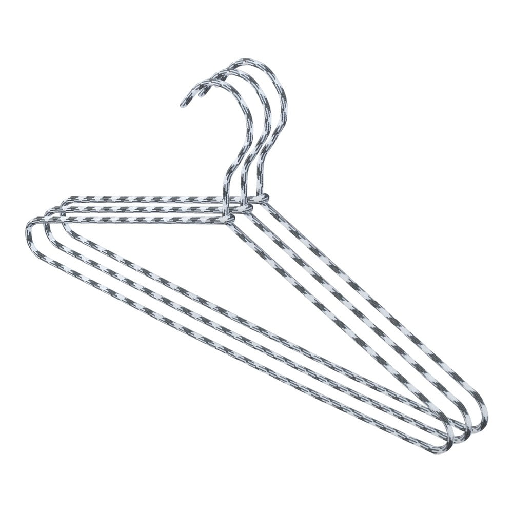 Set 3 umerașe domopak cord hangers, gri