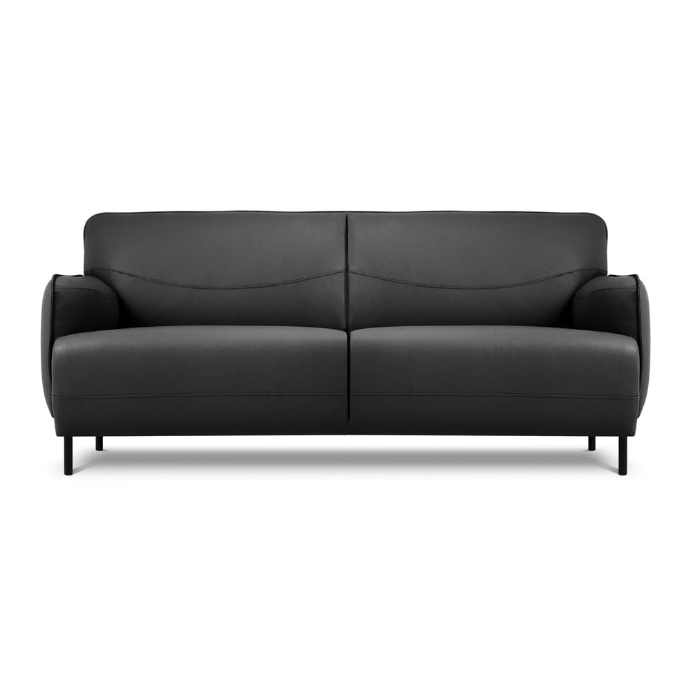 Canapea Din Piele Windsor & Co Sofas Neso, 175 X 90 Cm, Gri închis
