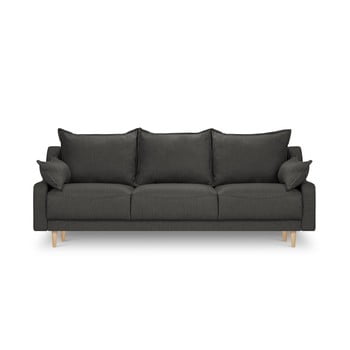 Canapea extensibilă cu spațiu de depozitare mazzini sofas freesia, gri închis