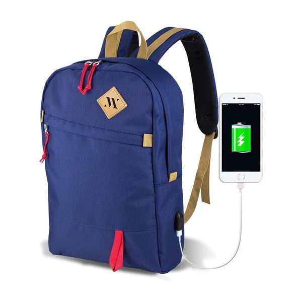 Rucsac cu port USB My Valice FREEDOM Smart Bag, albastru