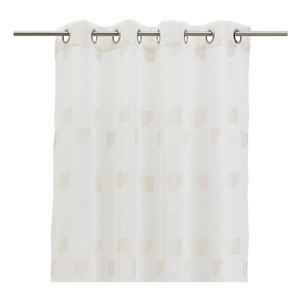 Draperie bej din jacquard 140x260 cm Mid Century – Casa Selección