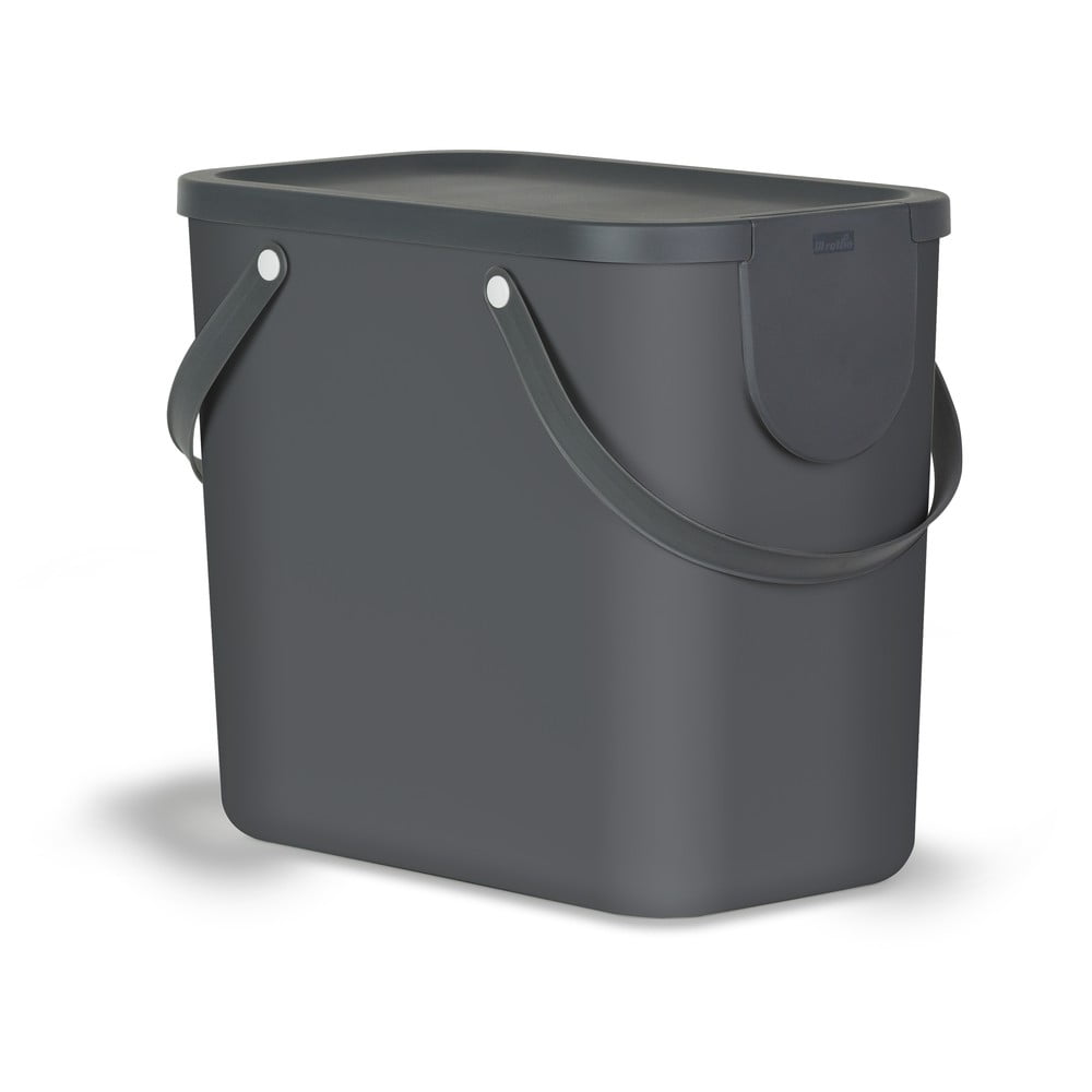 Container gri pentru deșeuri compostabile 25 l Albula - Rotho