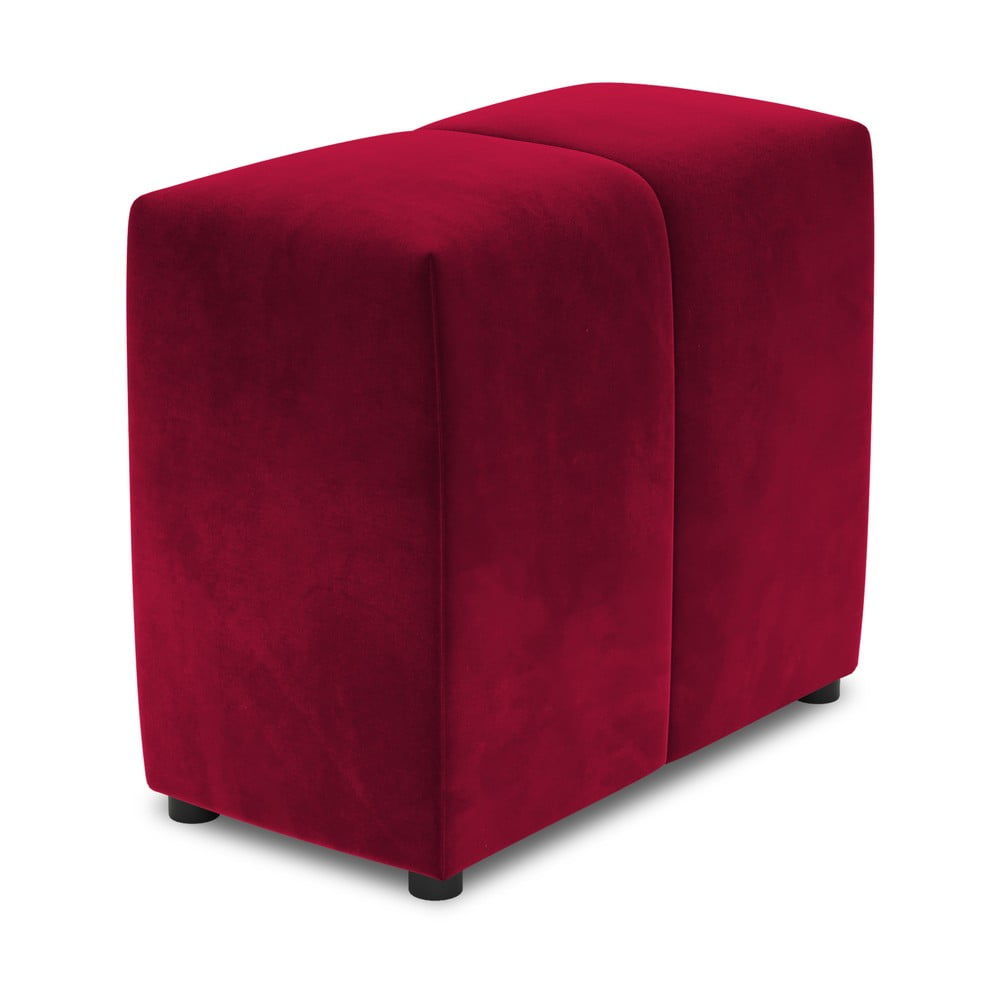 Spătar Pentru Canapea Modulară Roșu Cu Tapițerie Din Catifea Rome Velvet – Cosmopolitan Design