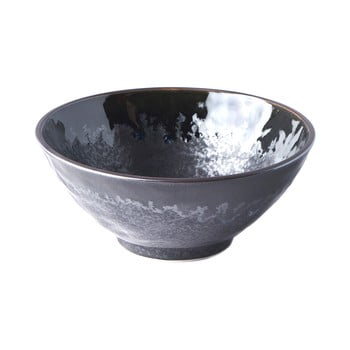 Bol din ceramică pentru udon mij matt, ø 20 cm, negru