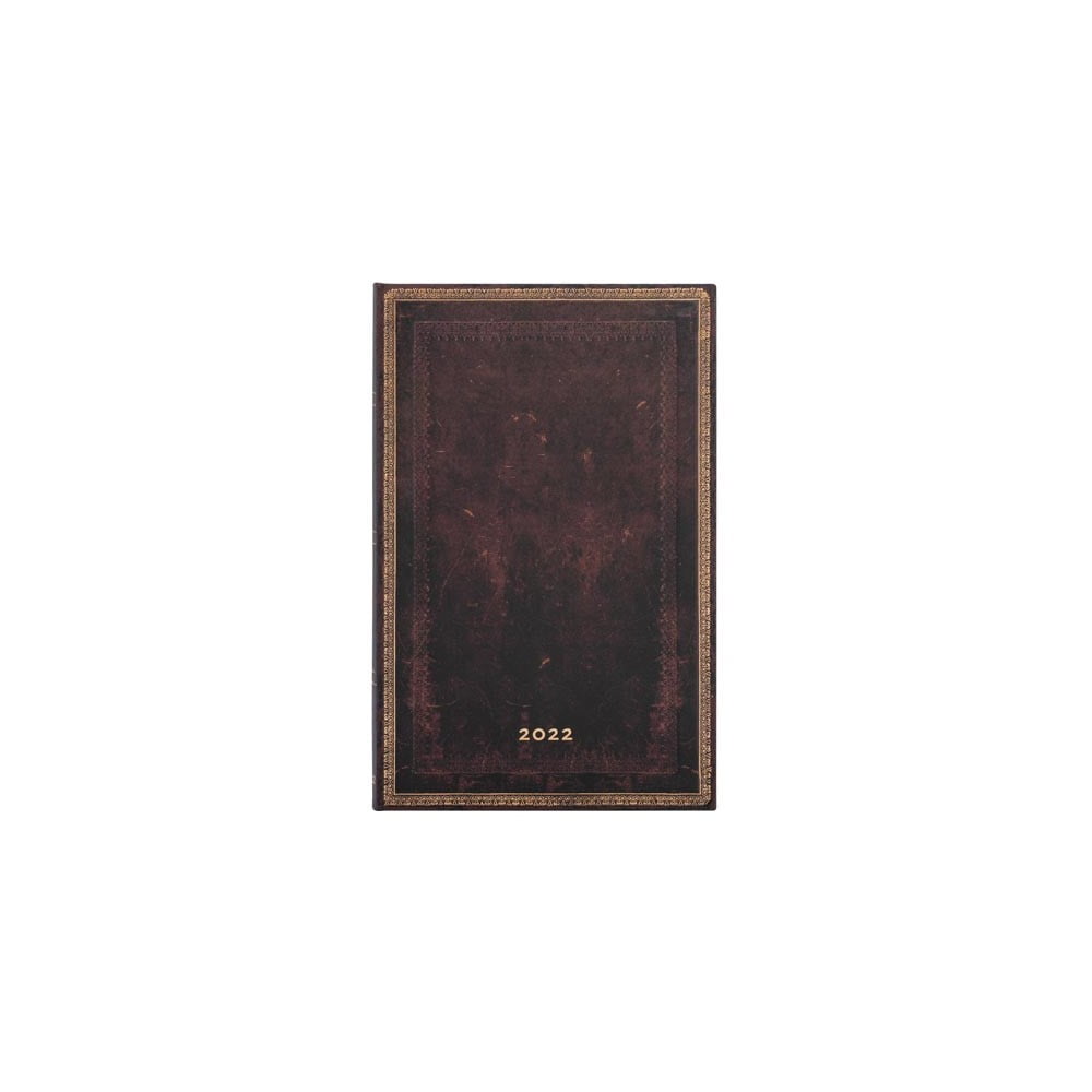 Agendă săptămânală pentru 2022 Paperblanks Black Moroccan, 13,5x21 cm