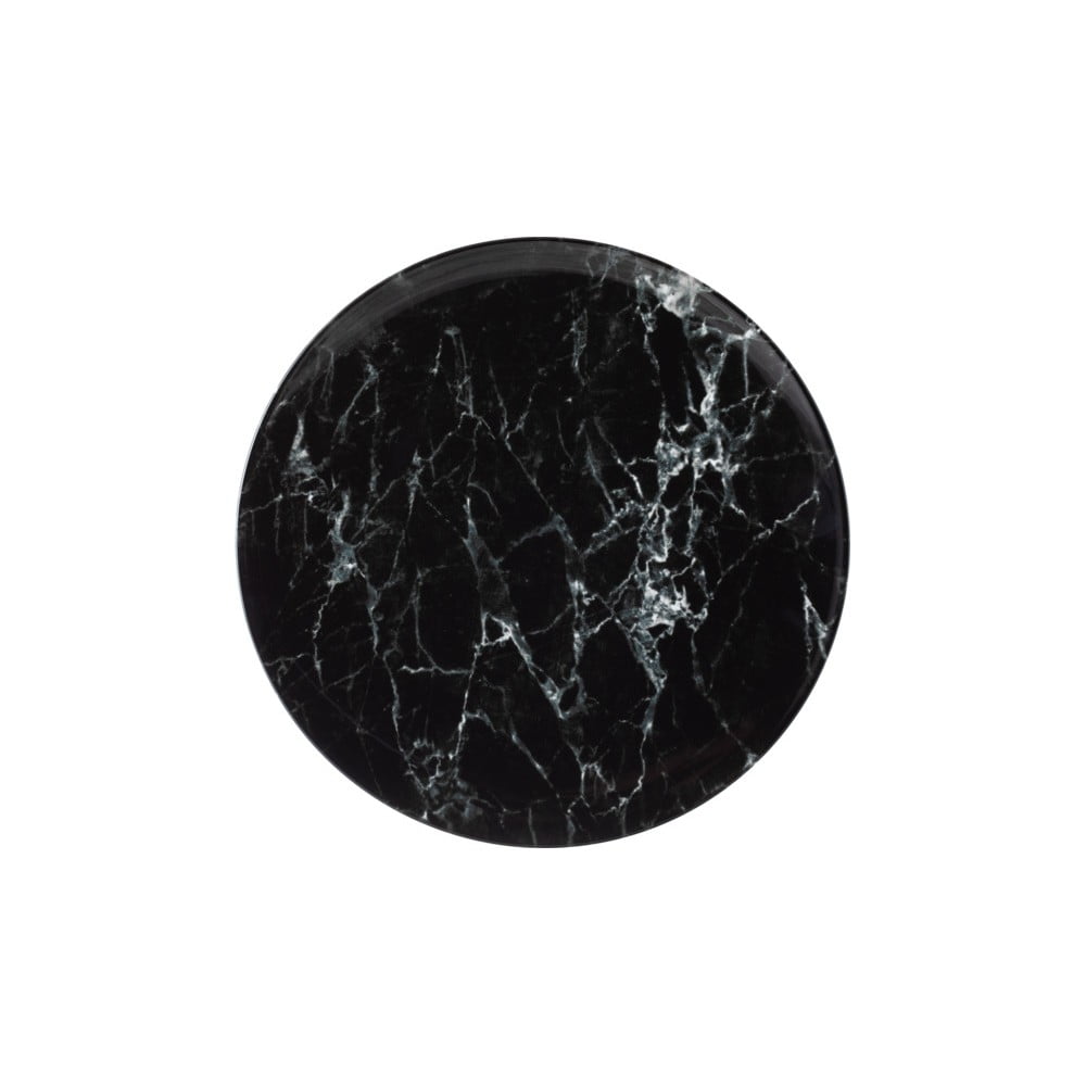 Poza Farfurie din portelan Villeroy & Boch Marmory, Ã¸ 27 cm, negru - alb