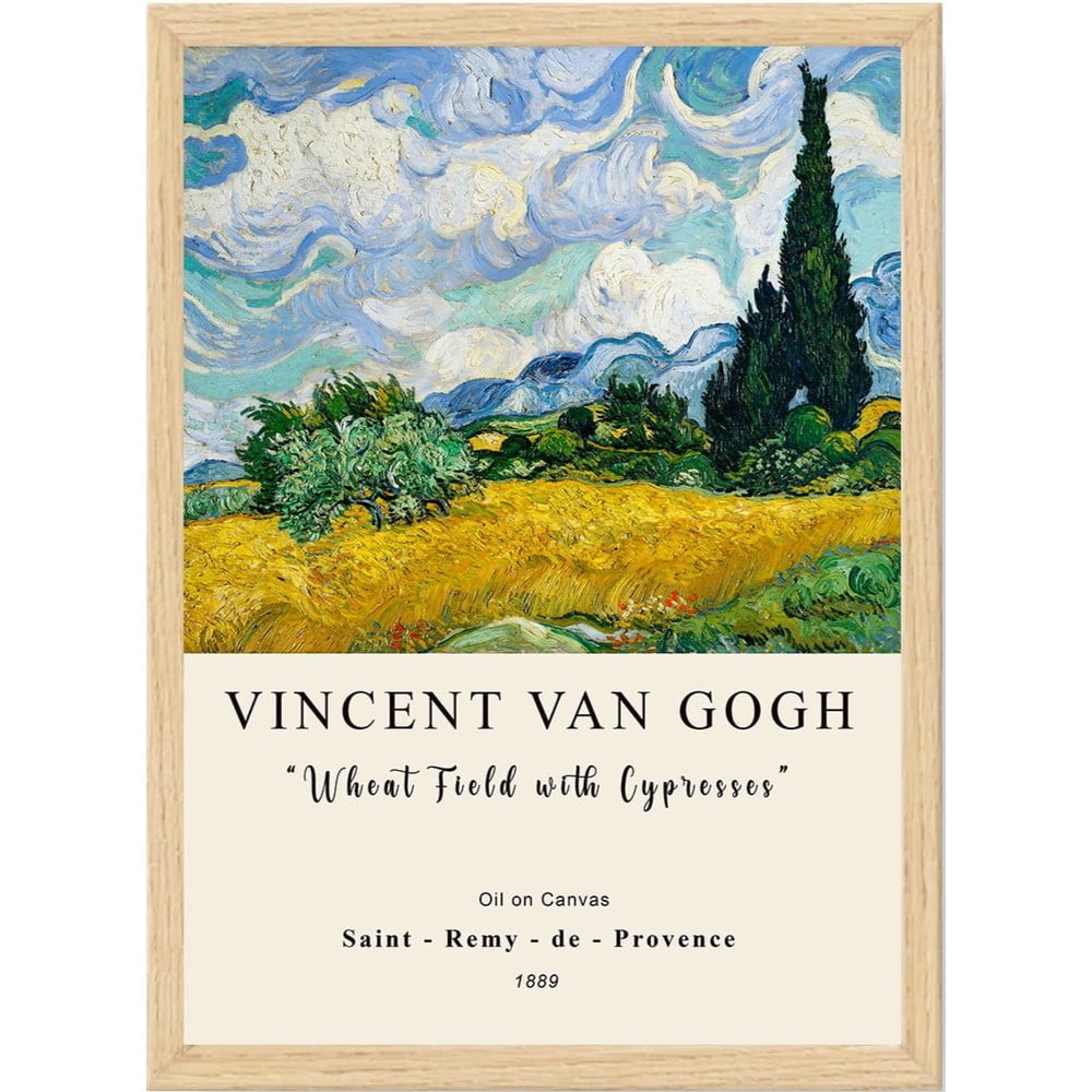 Poster cu ramă 35x45 cm Vincent Van Gogh – Wallity