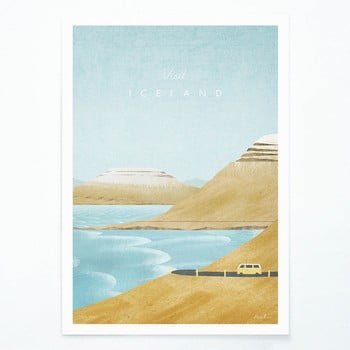 Poster travelposter iceland, a3