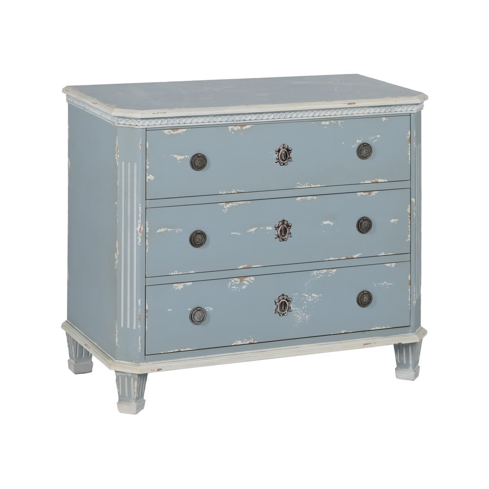 Comodă albastru-deschis 92x81x46 cm Elmsbury – Ixia