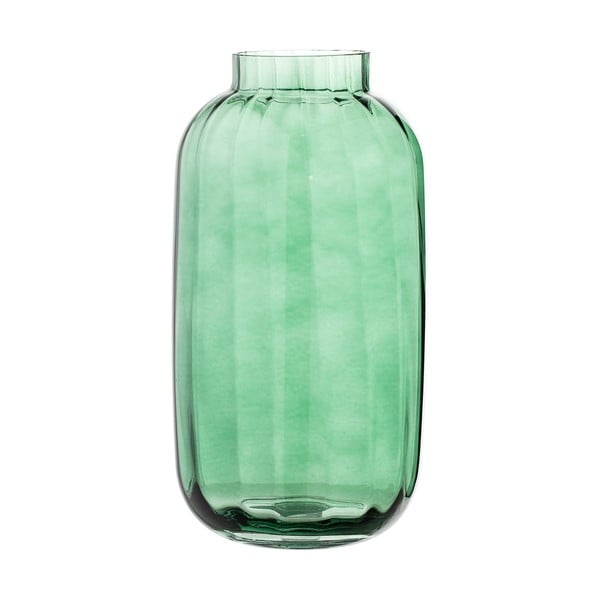Vază din sticlă Bloomingville Amy, verde