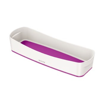 Organizator de birou leitz mybox, lungime 31 cm, alb - violet