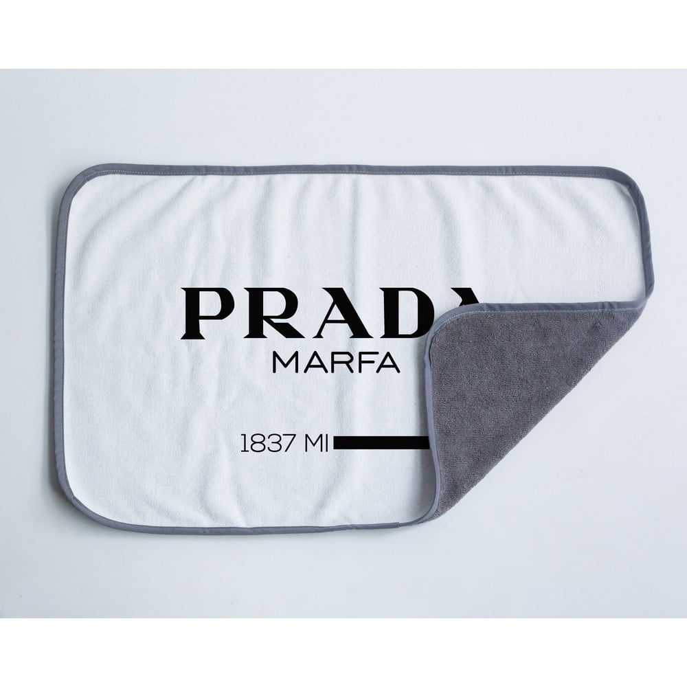  Prosop negru-alb din microfibră 45x70 cm Prada – Really Nice Things 