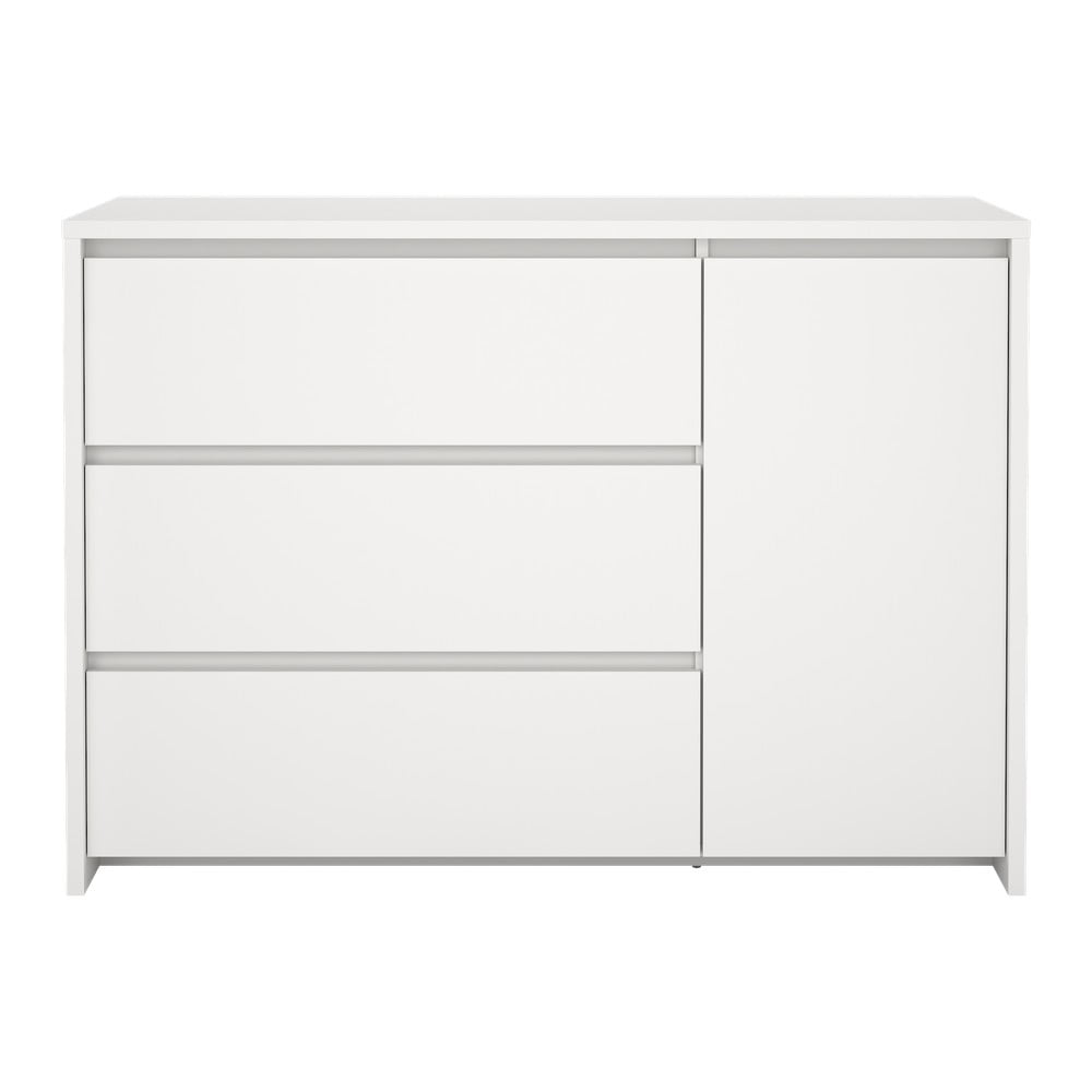 Comodă albă 119x84x48 cm Next – Tvilum