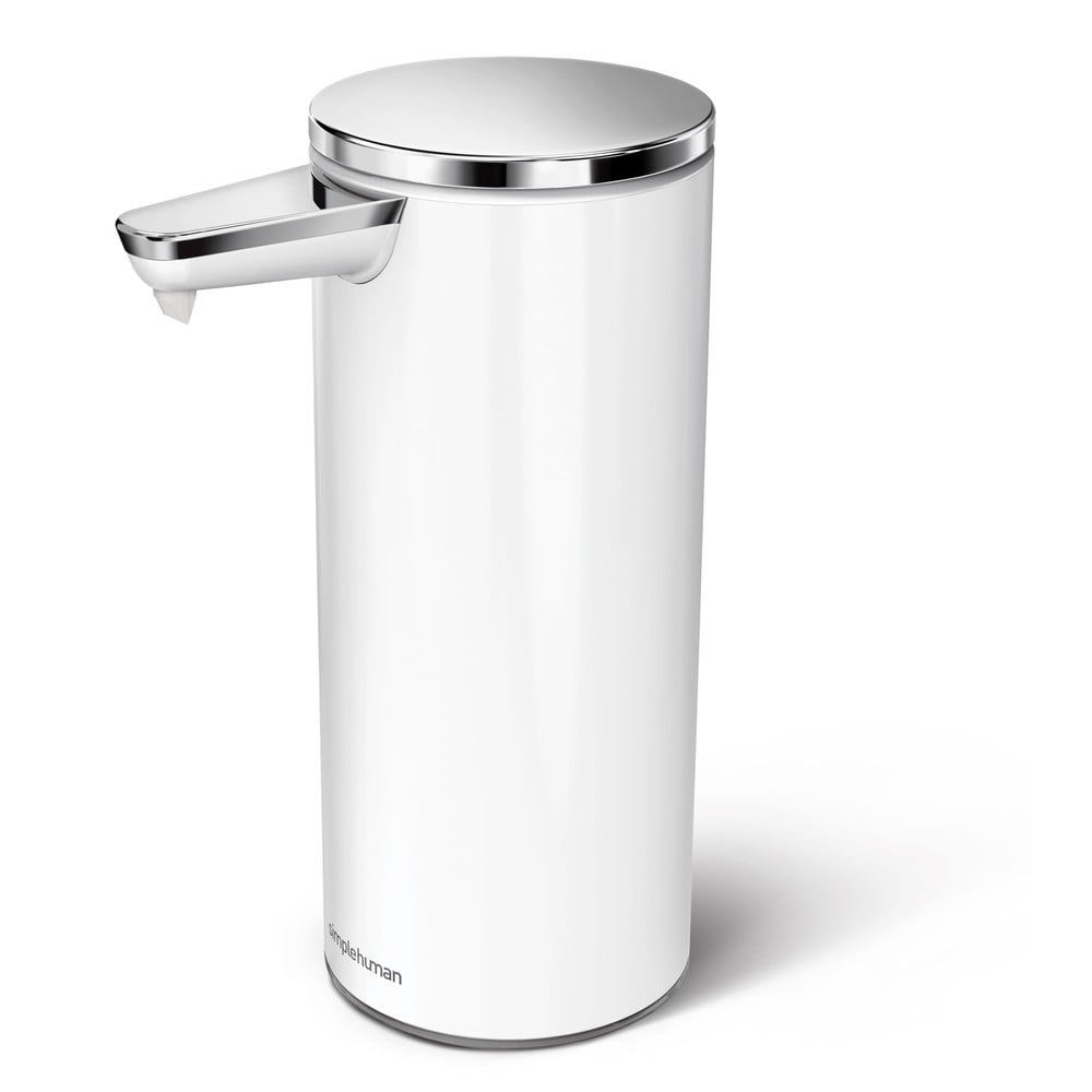 Dispenser de săpun cu senzor din oțel alb 266 ml - simplehuman