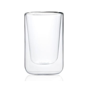 Set 2 pahare din sticlă dublă termorezistentă blomus cappuccino, 250 ml