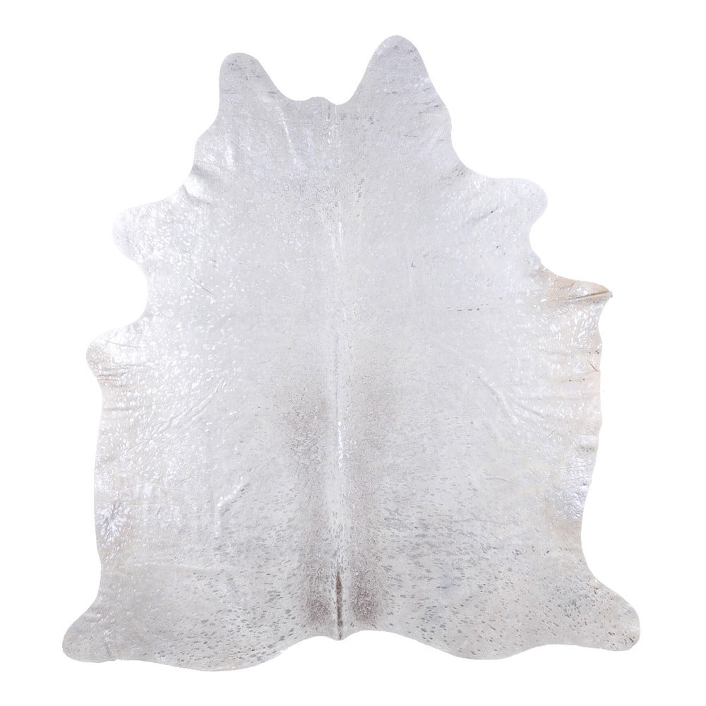 Piele bovină Arctic Fur Silver Puro, 206 x 190 cm