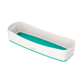 Organizator de birou leitz mybox, lungime 31 cm, alb - turcoaz