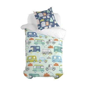 Lenjerie de pat din bumbac pentru copii moshi moshi holidays, 140 x 200 cm