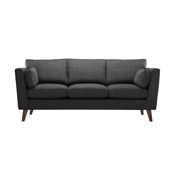 Canapea jalouse maison elisa, 207 cm, gri antracit